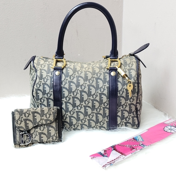Dior Handbags - 100% Authentic CHRISTIAN DIOR Trotter mini boston